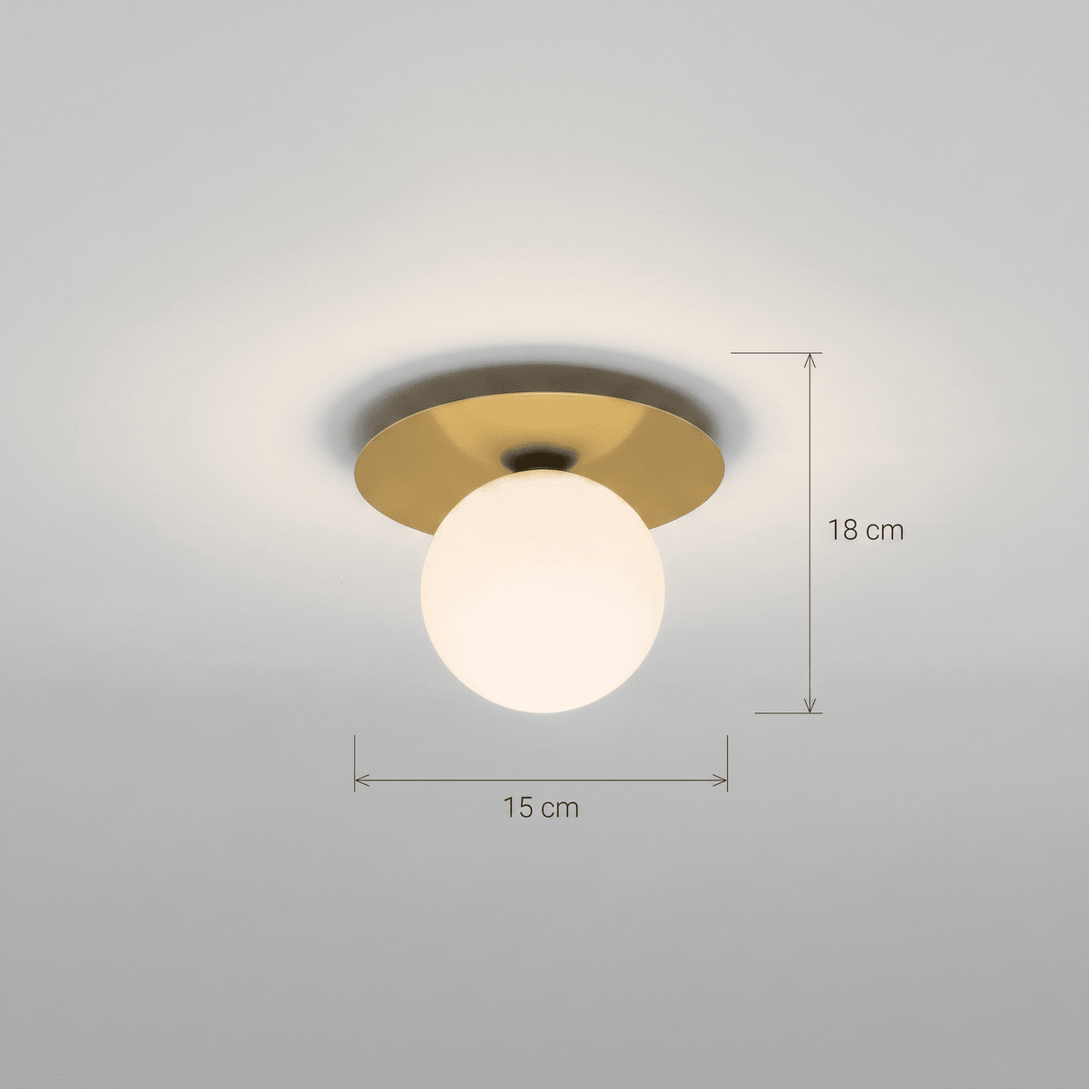 Glass Ball Ceiling Light - image 2