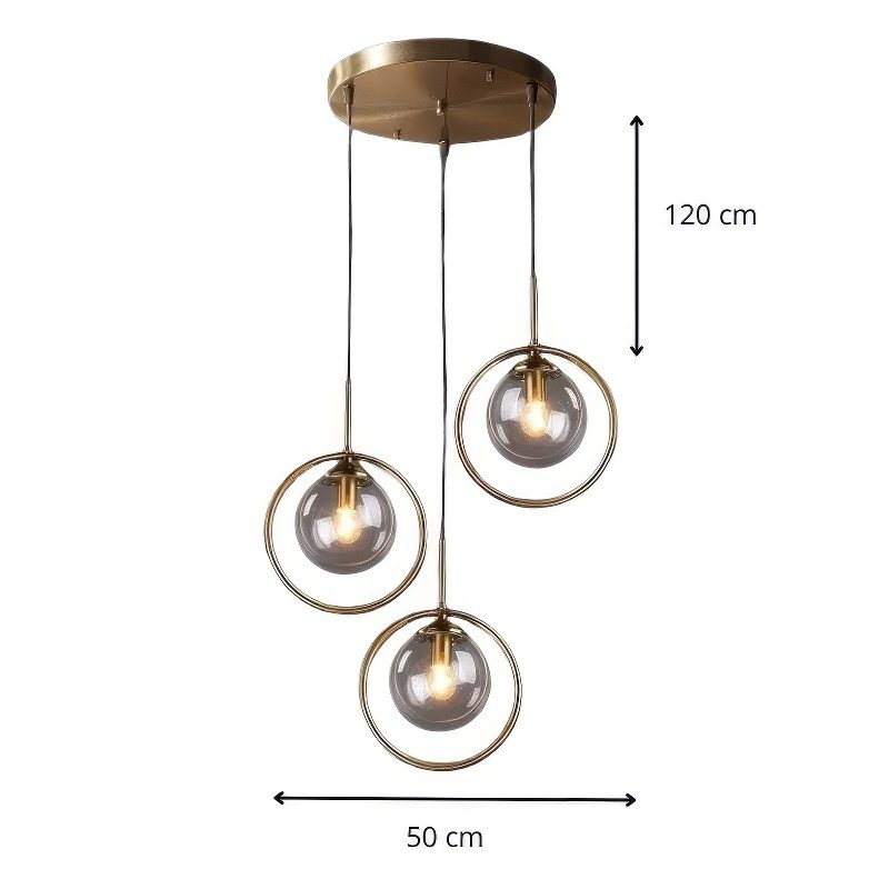 Glass Ball Pendant Light view 2