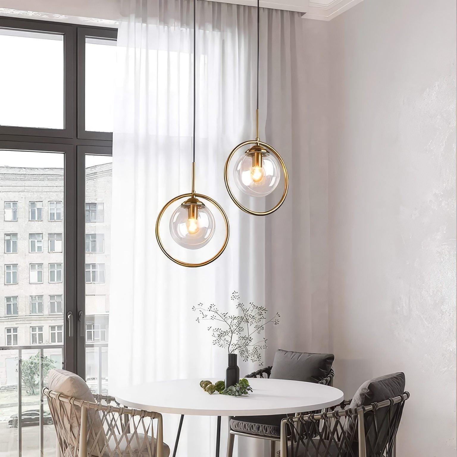Glass Ball Pendant Light view 5