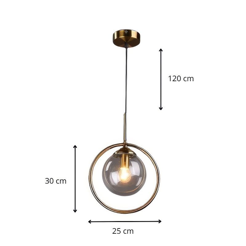 Glass Ball Pendant Light view 9