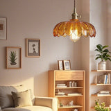Glass Flower Pendant Light view 10