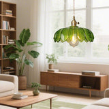 Glass Flower Pendant Light view 11