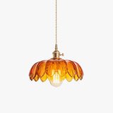 Glass Flower Pendant Light view 4
