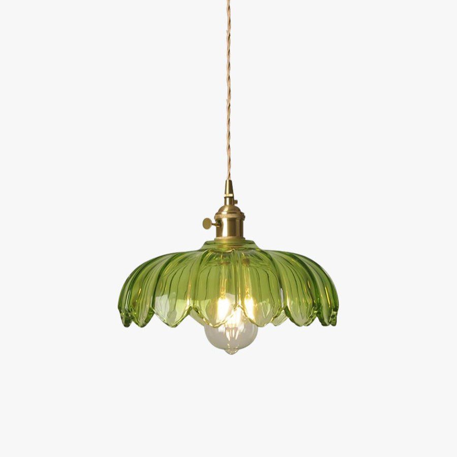 Glass Flower Pendant Light view 7