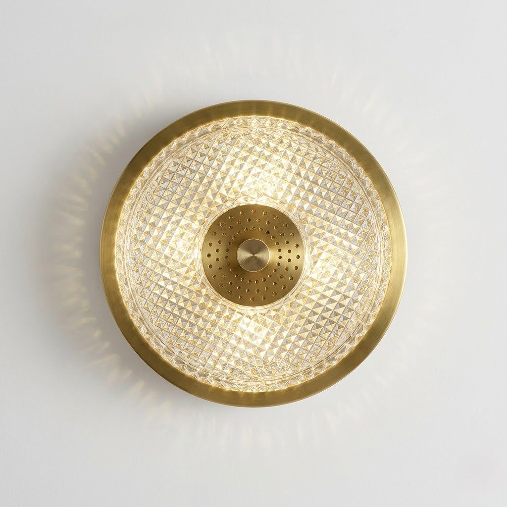 Glass Flush Ceiling Light view 3