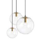 Clear Glass Globe Pendant Light view 1