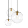 Clear Glass Globe Pendant Light