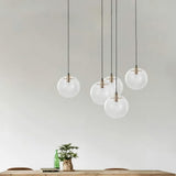 Clear Glass Globe Pendant Light view 4