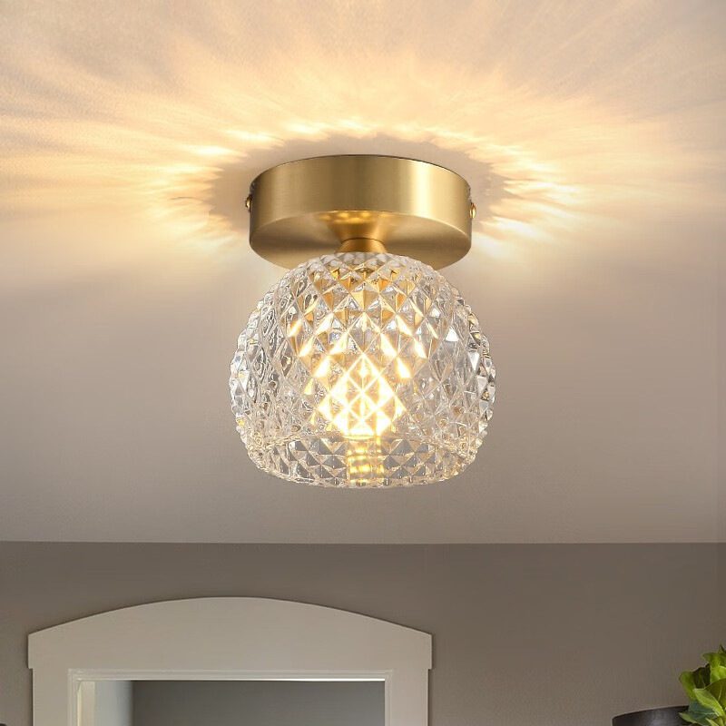 Glass Shade Ceiling Light
