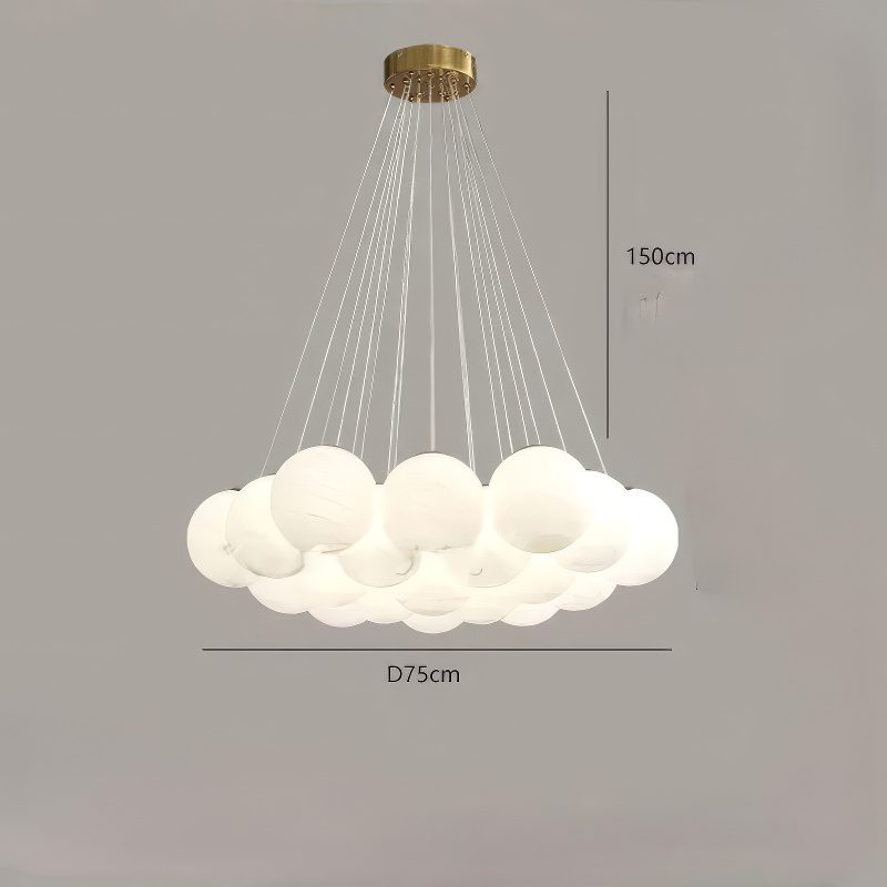 Globe Chandelier view 2