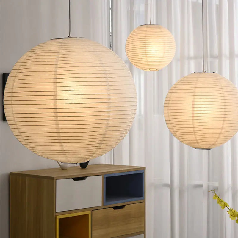 Globe Paper Pendant Light