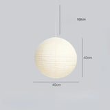 Globe Paper Pendant Light view 3