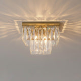 Gold and Crystal Ceiling Light view 8