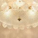 Gold and Glass Ceiling Light view 3