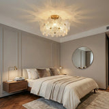 Gold and Glass Ceiling Light view 5