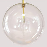 Gold and Glass Pendant Light view 9