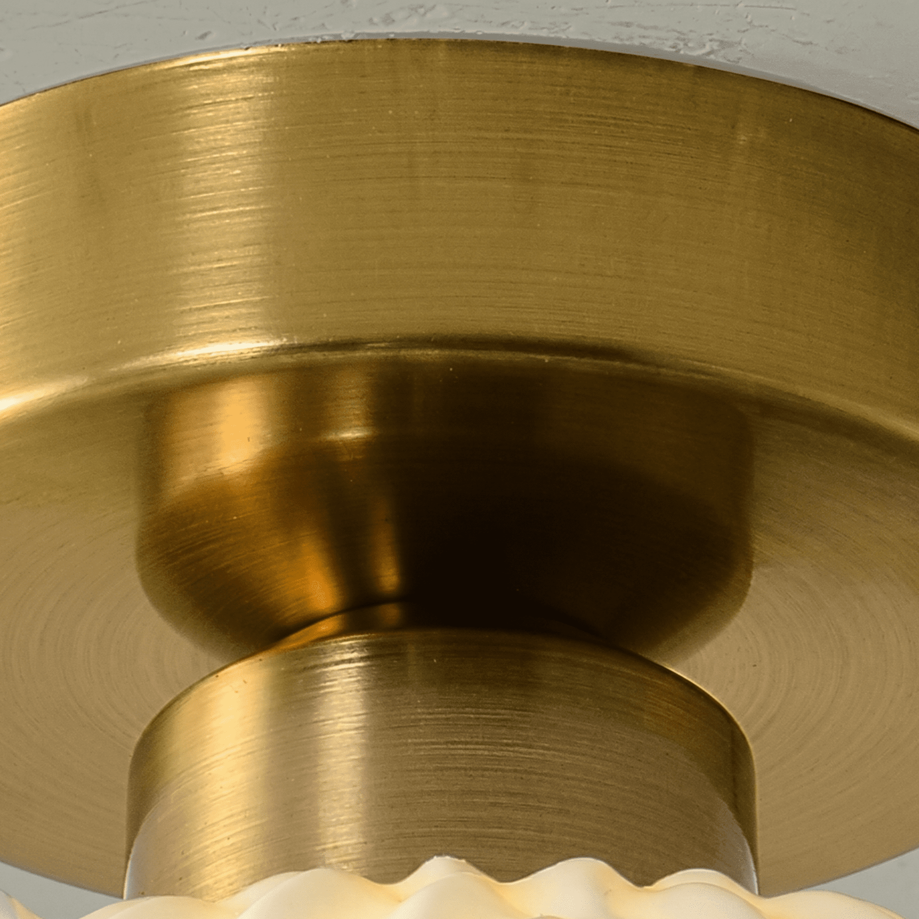 Gold and White Ceiling Light view 6