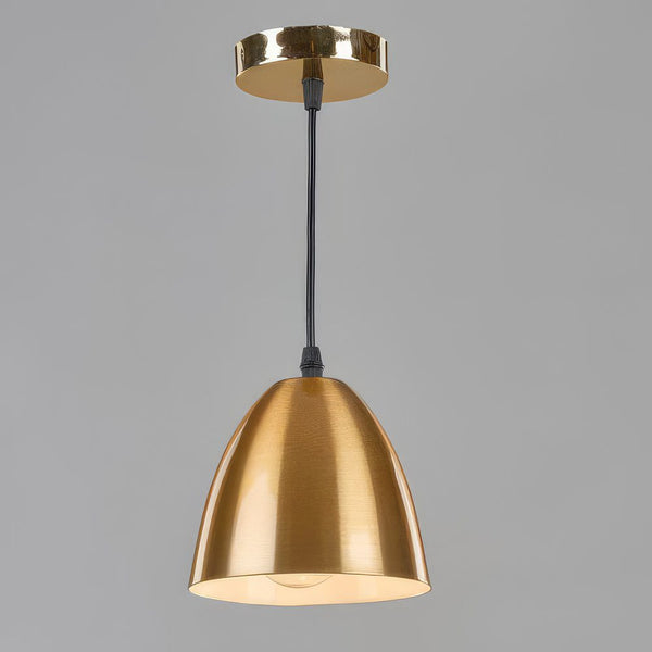 Gold Bell Pendant Light