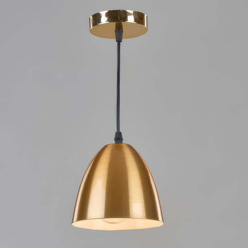 Gold Bell Pendant Light