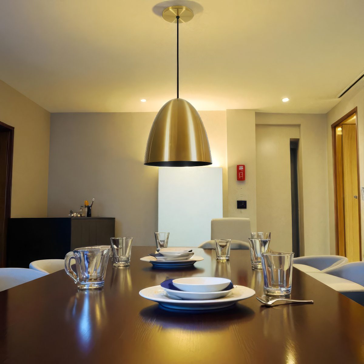 Gold Bell Pendant Light view 6