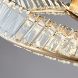 Round Gold Crystal Ceiling Light view 3