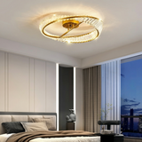 Round Gold Crystal Ceiling Light view 5