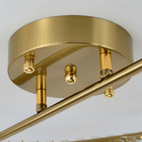 Round Gold Crystal Ceiling Light view 8