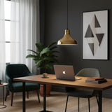 Gold Dome Pendant Light view 1