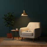 Gold Dome Pendant Light view 7