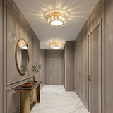 Gold Flush Ceiling Light view 3