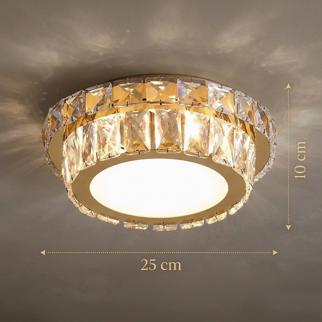 Gold Flush Ceiling Light view 8
