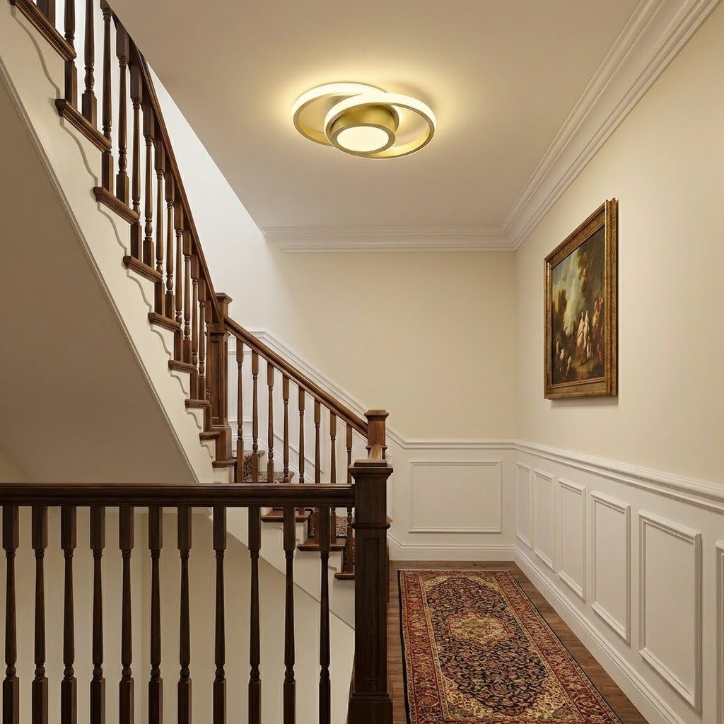 Gold LED Ceiling Light view 2
