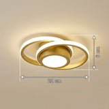 Gold LED Ceiling Light view 3