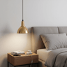 Gold Metal Pendant Light