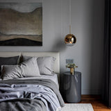 Gold Mirror Ball Pendant Light view 1