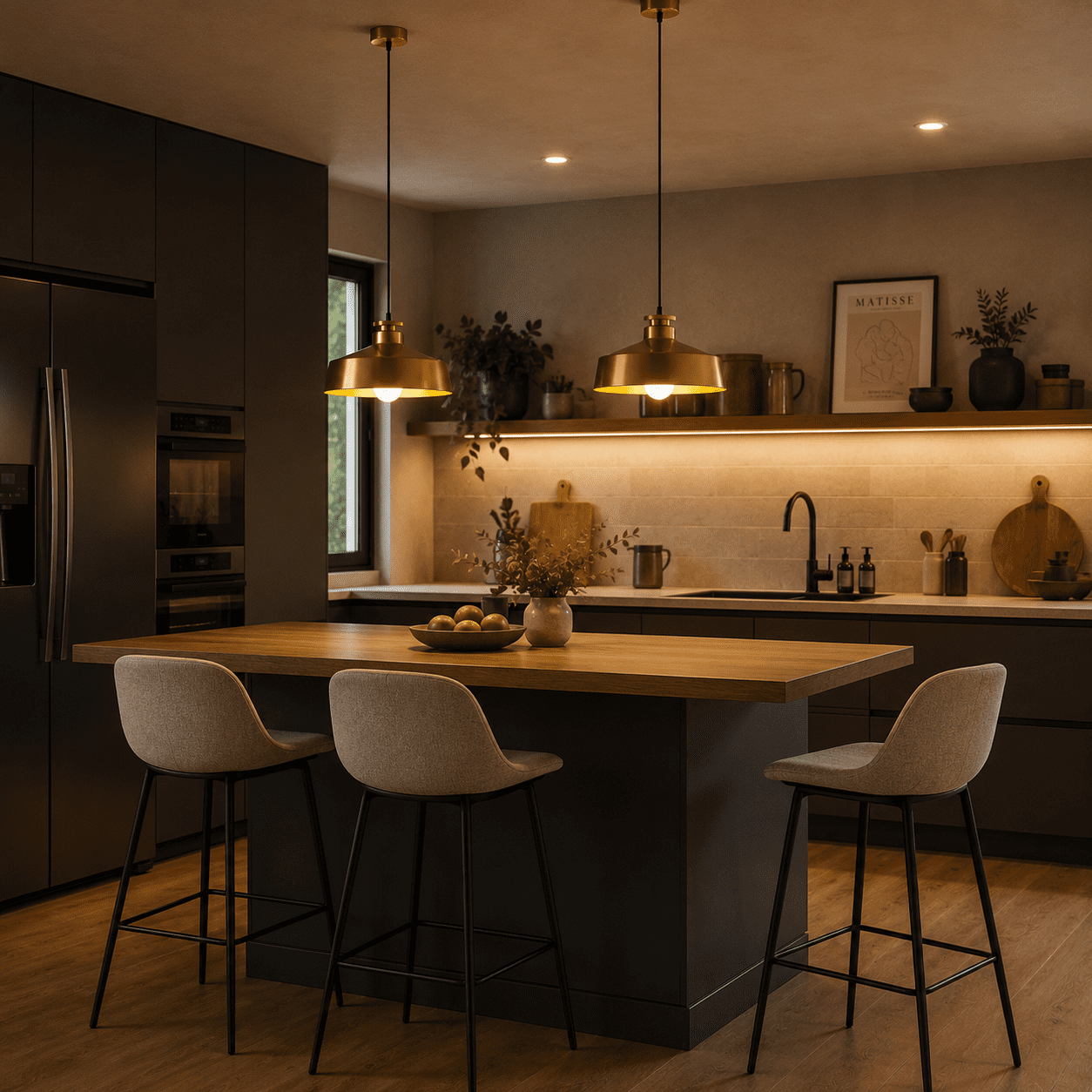 Gold Pendant Light view 6