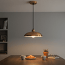Brushed Gold Coupe Pendant Light