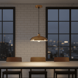 Brushed Gold Coupe Pendant Light view 4