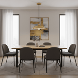 Brushed Gold Coupe Pendant Light view 5