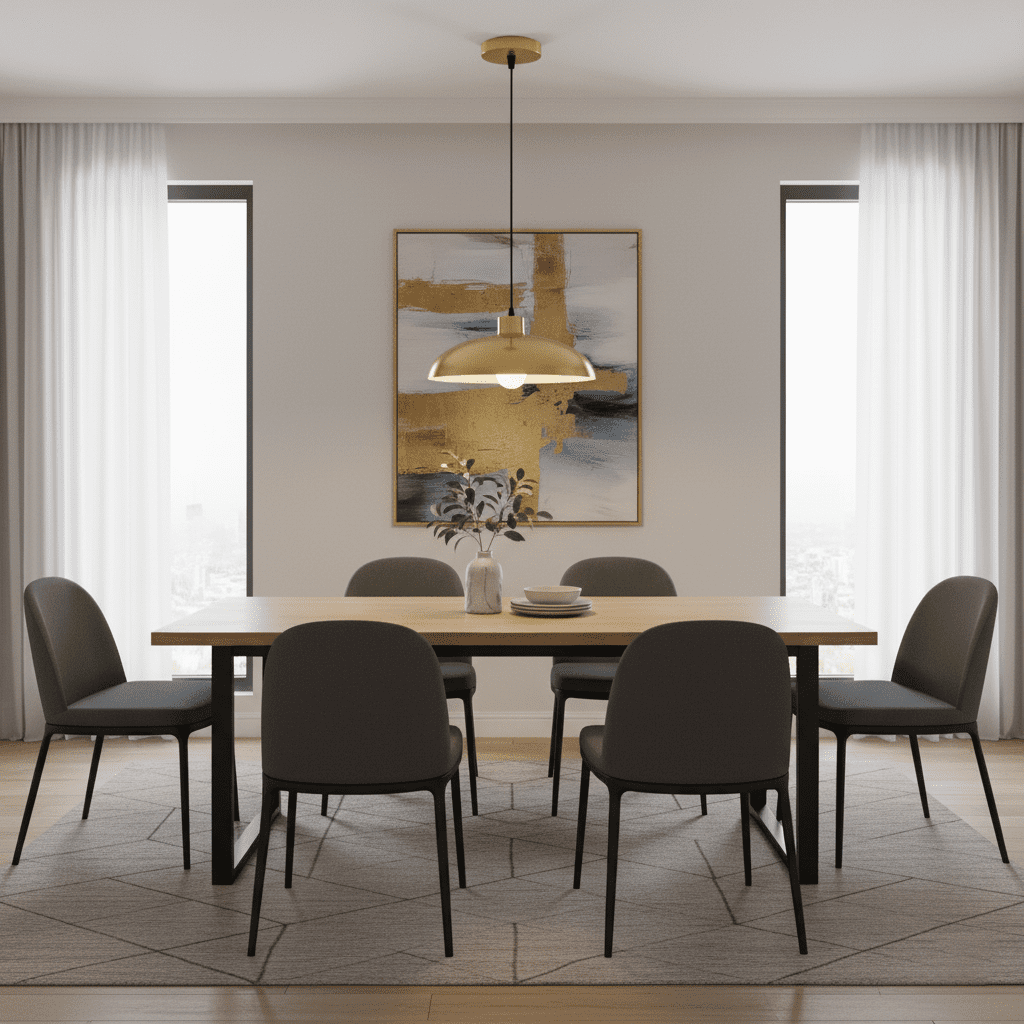 Brushed Gold Coupe Pendant Light view 5