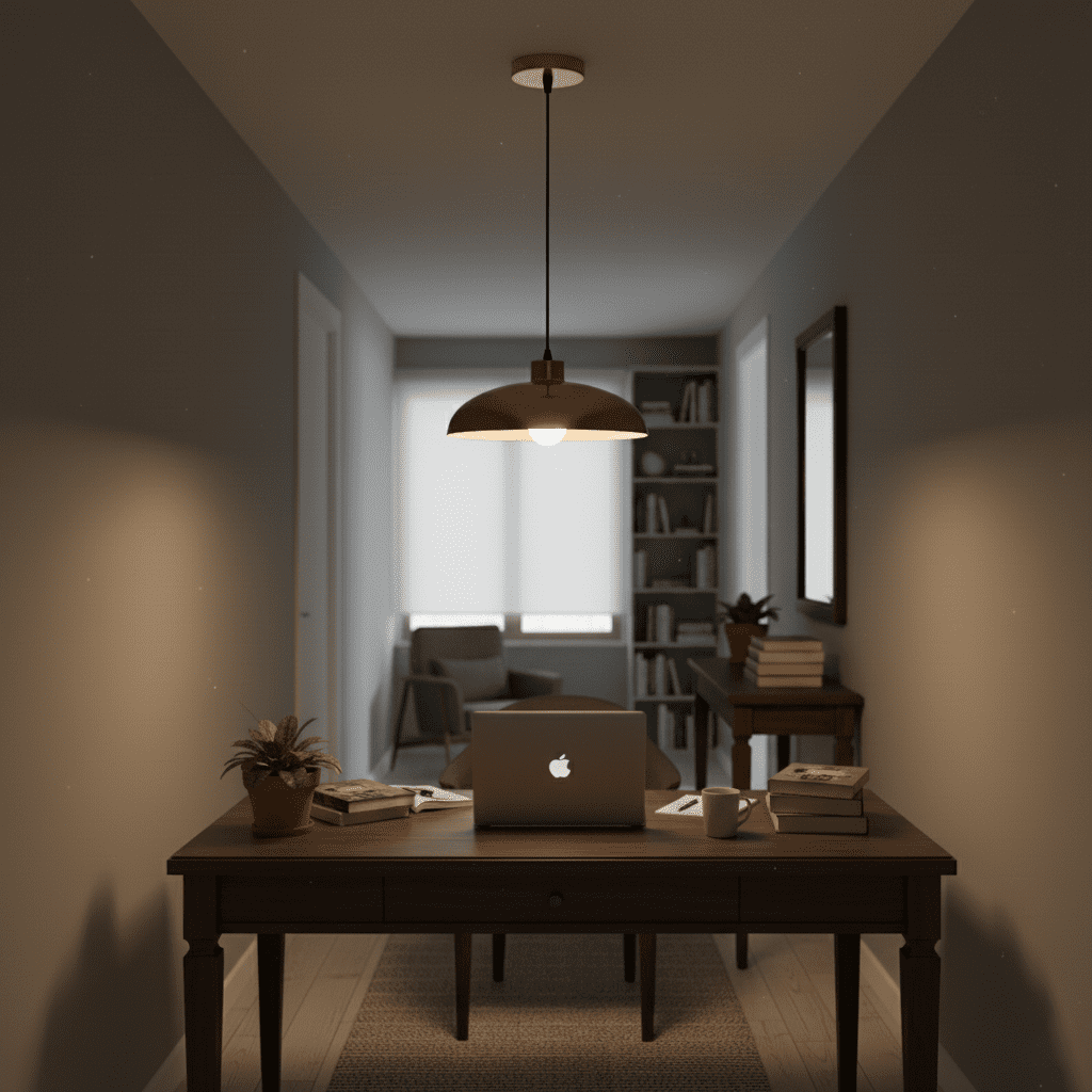 Brushed Gold Coupe Pendant Light view 6