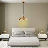 Brushed Gold Coupe Pendant Light view 7