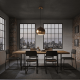 Gold Sphere Pendant Light view 11