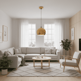 Gold Sphere Pendant Light view 9