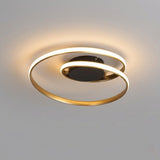 Gold Ring Bedroom Ceiling Light view 2