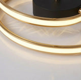 Gold Ring Bedroom Ceiling Light view 4