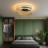 Gold Ring Bedroom Ceiling Light view 8
