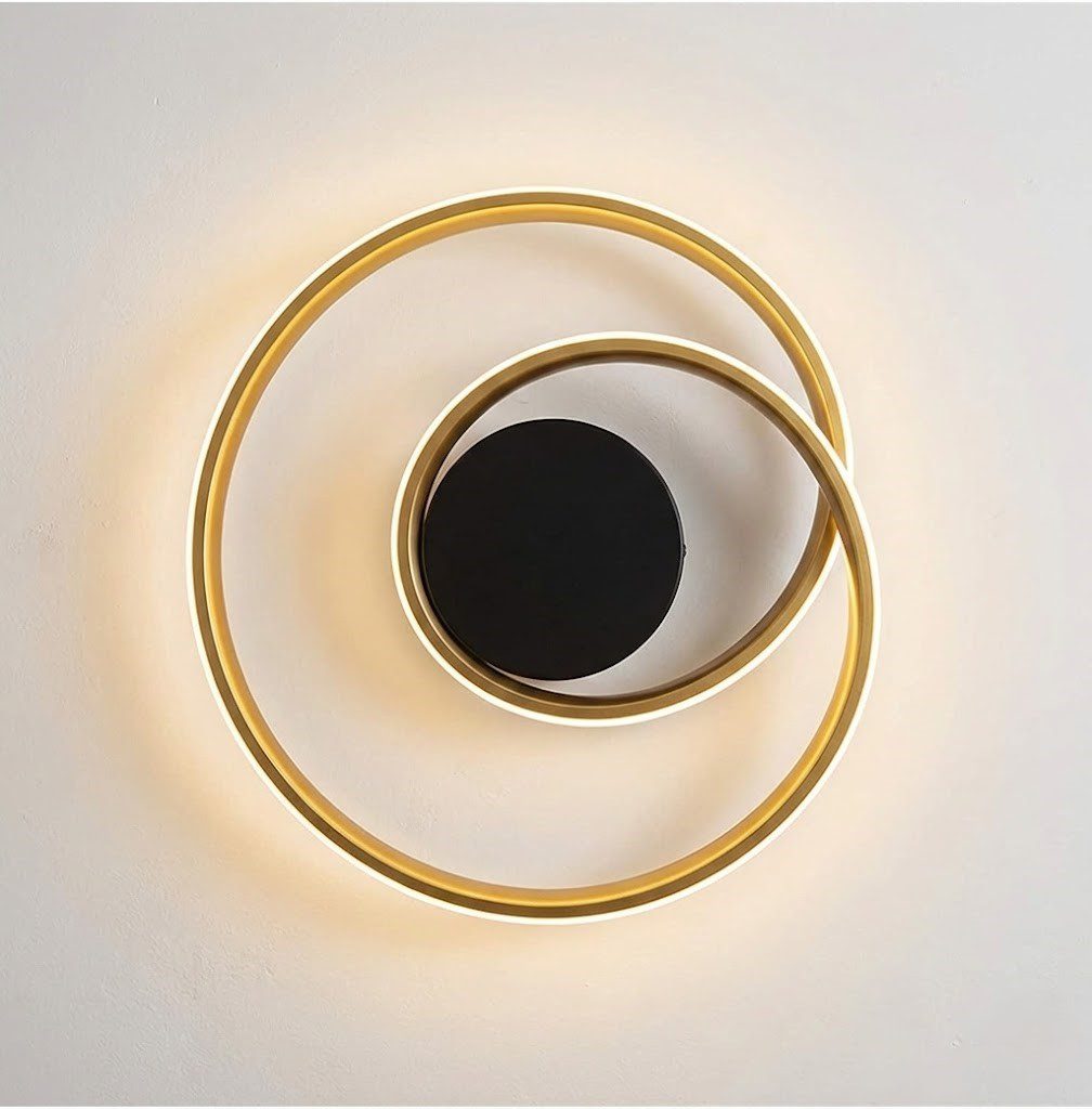 Gold Ring Ceiling Light view 2