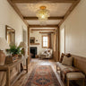 Gold Semi Flush Ceiling Light