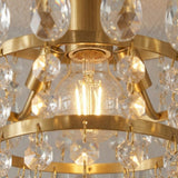 Gold Semi Flush Ceiling Light view 4
